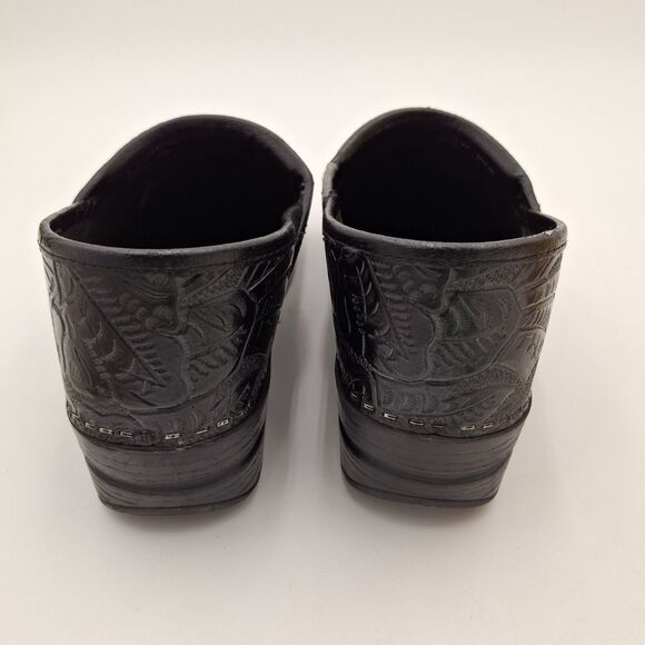 Dansco Professional Tooled Floral Clog Nursing EU-41  US 10.5 - 11 - Picture 6 of 16